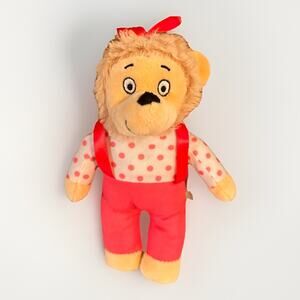 Berenstain Bears Plush Doll Pink Outfit Polka Dot Shirt Red Bow 9” Stuffed Toy